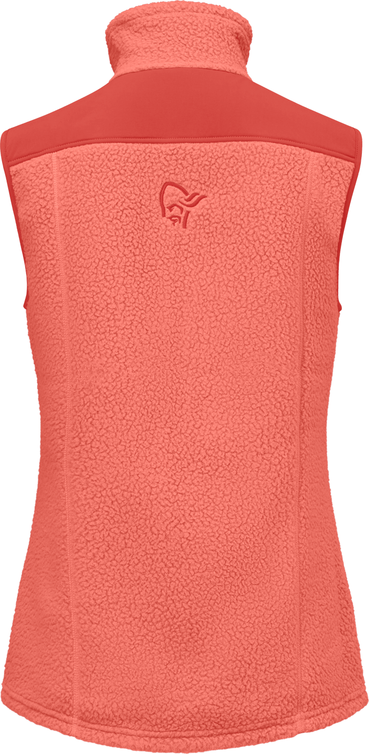 Norrøna Women's Trollveggen Warm3 Vest Deep Sea Coral/baked Apple Norrøna