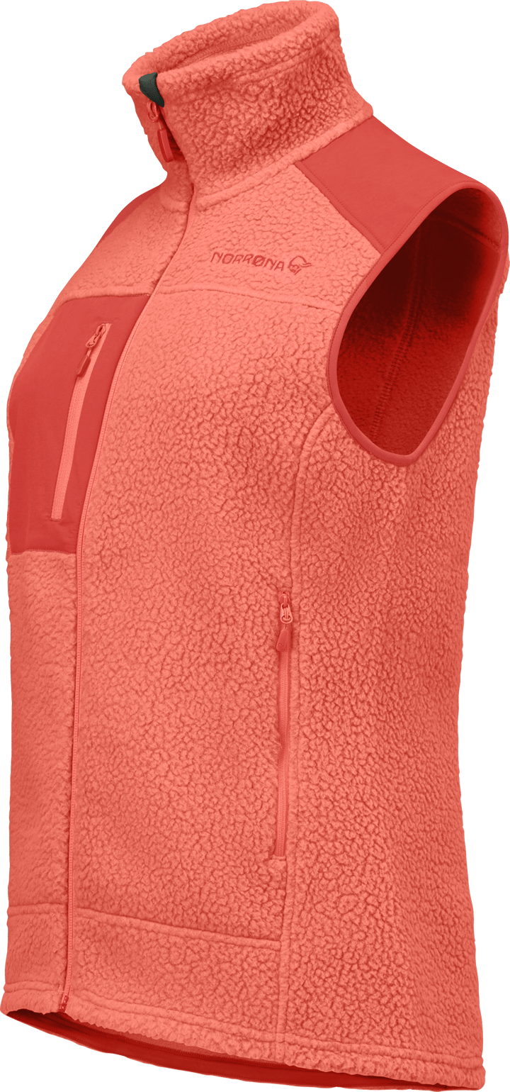 Norrøna Women's Trollveggen Warm3 Vest Deep Sea Coral/baked Apple Norrøna