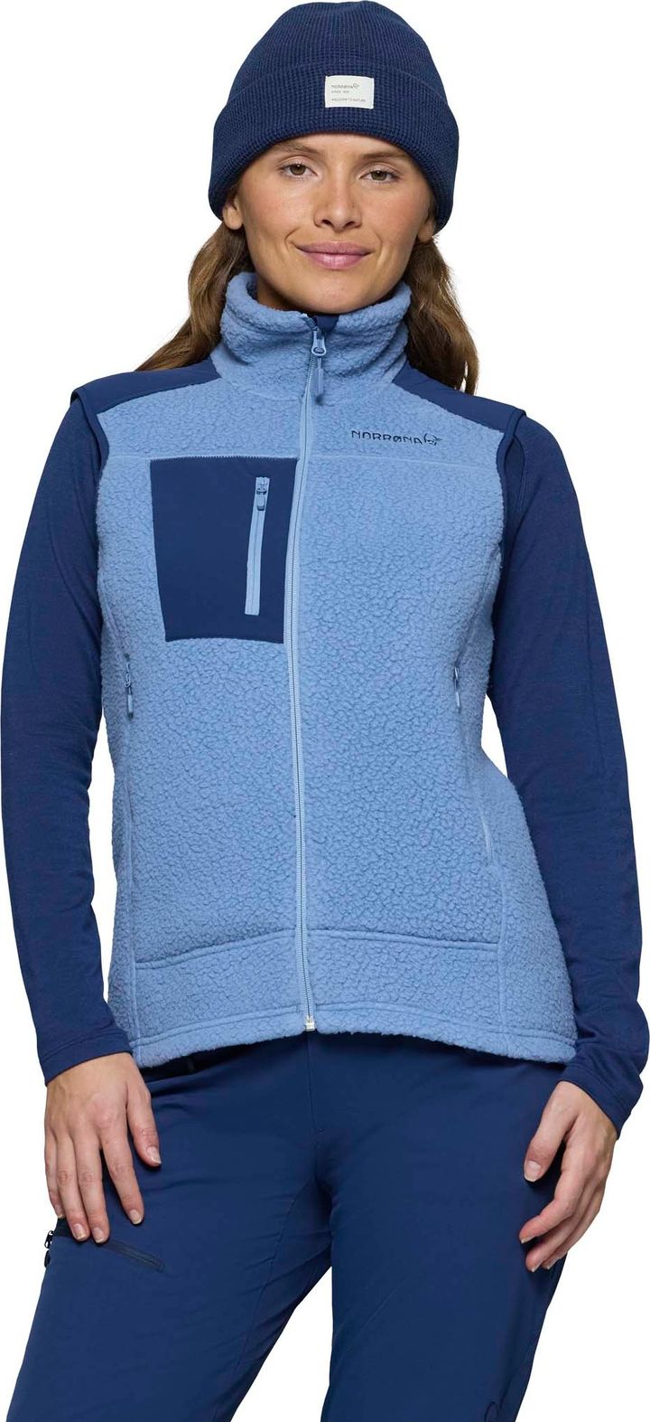 Norrøna Women's Trollveggen Warm3 Vest Infinity Norrøna