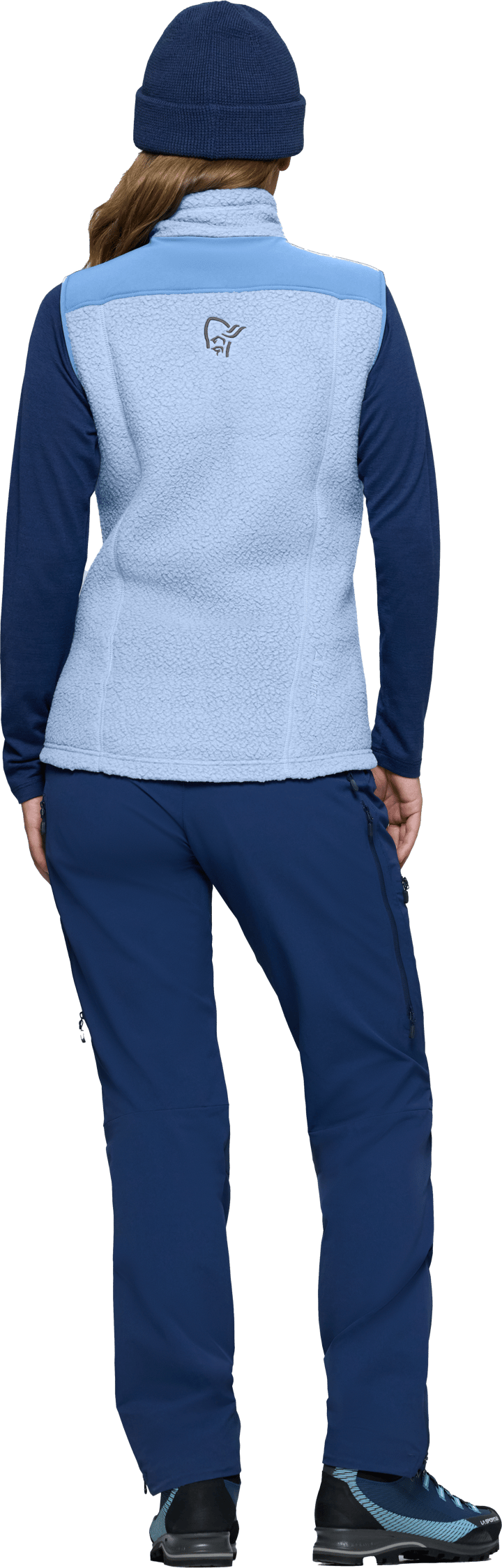 Norrøna Women's Trollveggen Warm3 Vest Cashmere Blue/allure Norrøna