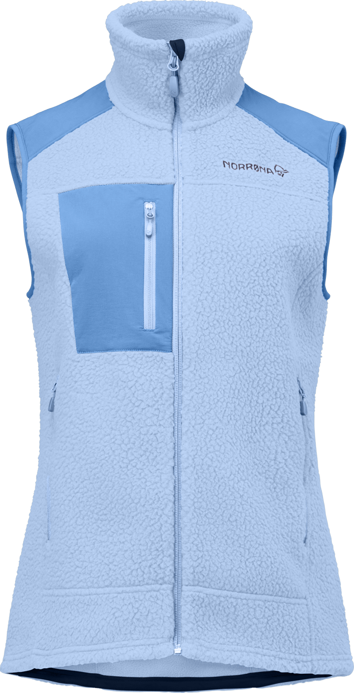 Norrøna Women's Trollveggen Warm3 Vest Cashmere Blue/allure Norrøna