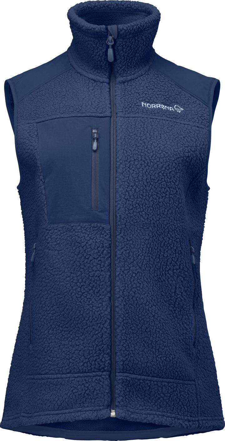 Norrøna Women's Trollveggen Warm3 Vest Indigo Night Norrøna