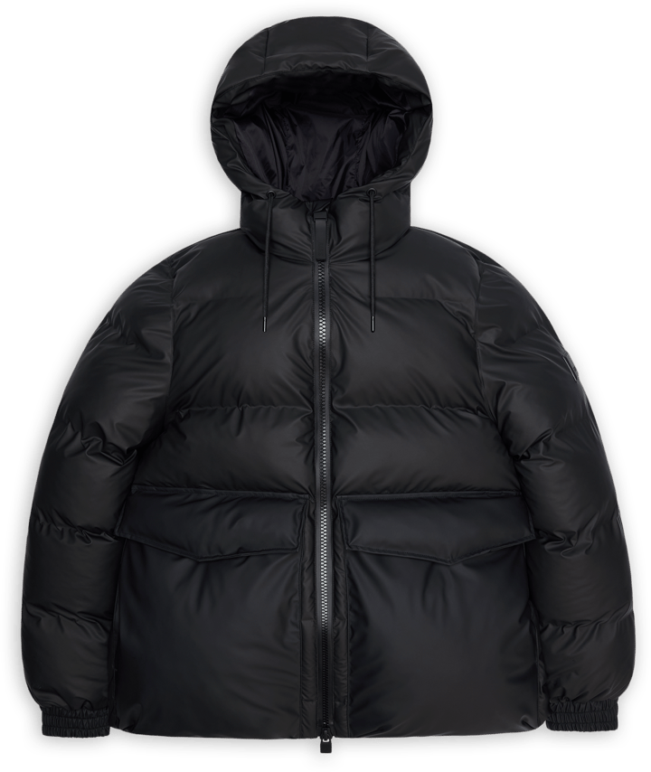Rains Women's Alta A-Line Puffer Jacket W3t3 Black Rains