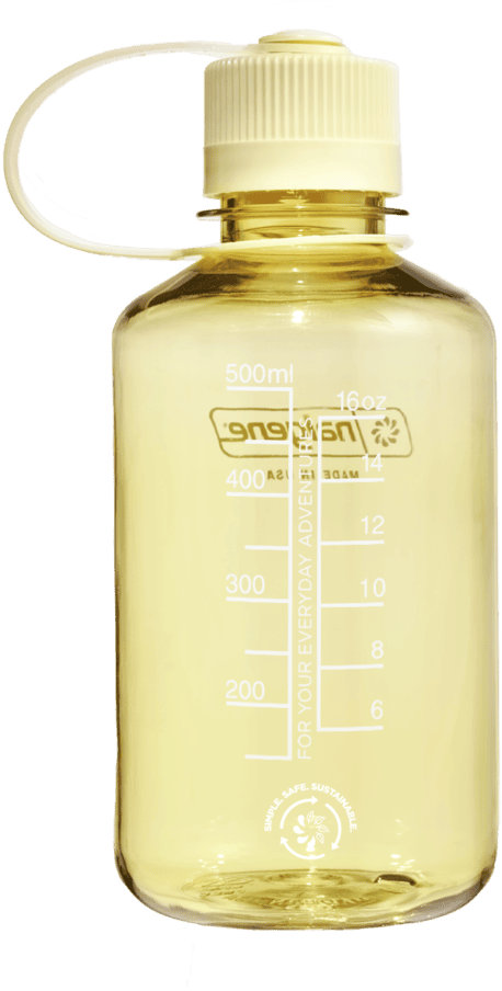 Nalgene 454ml Narrow Mouth Sustain Water Bottle Butter Nalgene