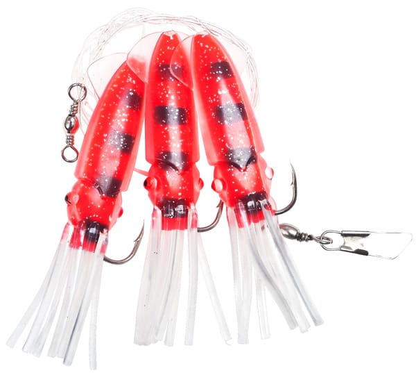 Fladen Fladen Winged Octopus Rød/Svart #4/0 3 Kroker Fladen