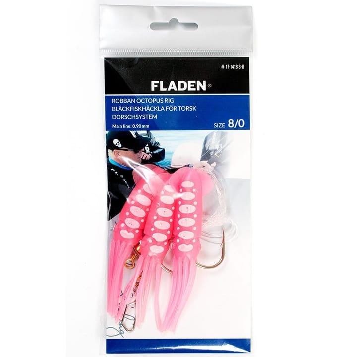 Fladen Fladen Robban Octopus Pink/White 3-Hooks Fladen Fladen Fladen Robban Octopus Pink/White 3-Hooks Fladen