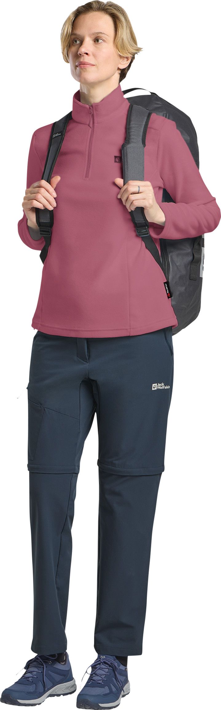 Jack Wolfskin Women's Taunus Halfzip Raisin Jack Wolfskin