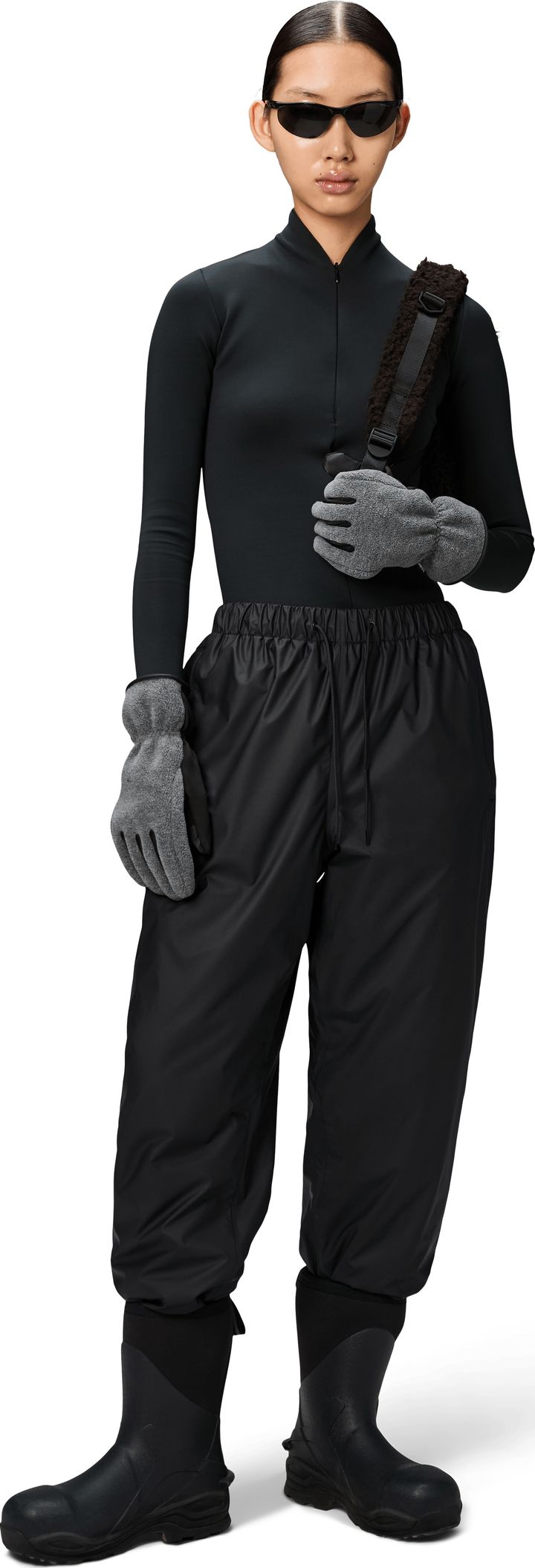 Rains Unisex Lohja Insulated Pants W3T2 Black Rains