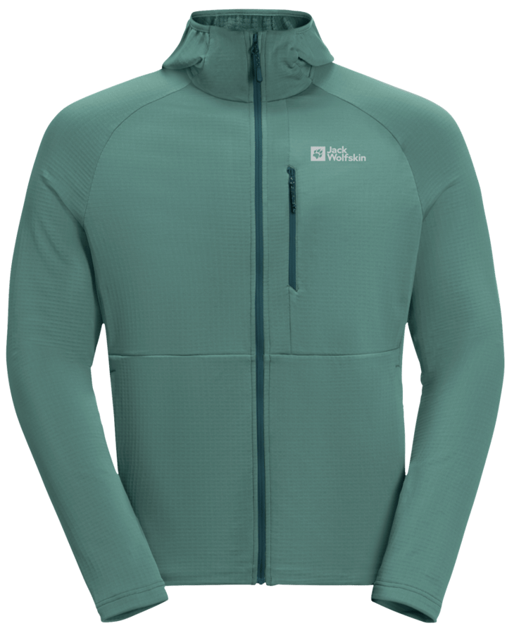 Jack Wolfskin Kolbenberg Hooded Fz M Jade Green Jack Wolfskin