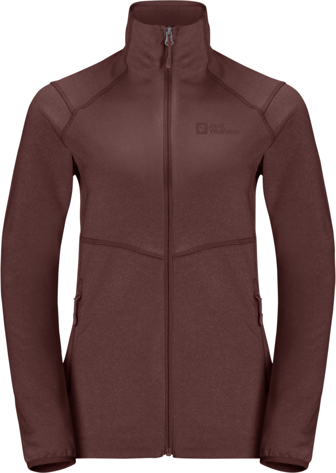 Jack Wolfskin Women's Fortberg Full Zip Dark Maroon Jack Wolfskin