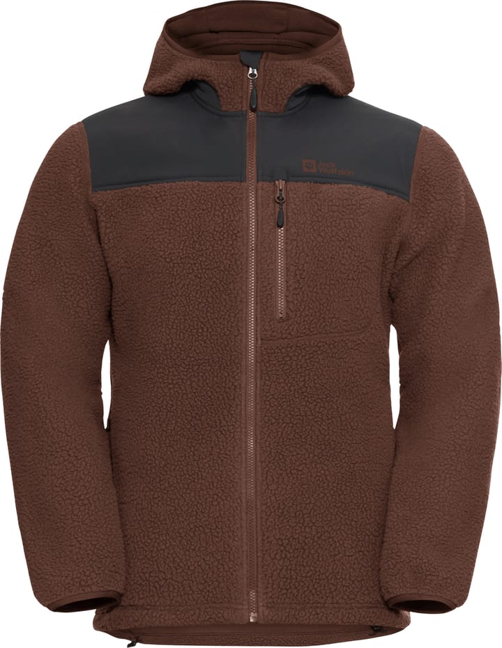 Jack Wolfskin Men's Kammweg Pile Fz Hot Choc Jack Wolfskin