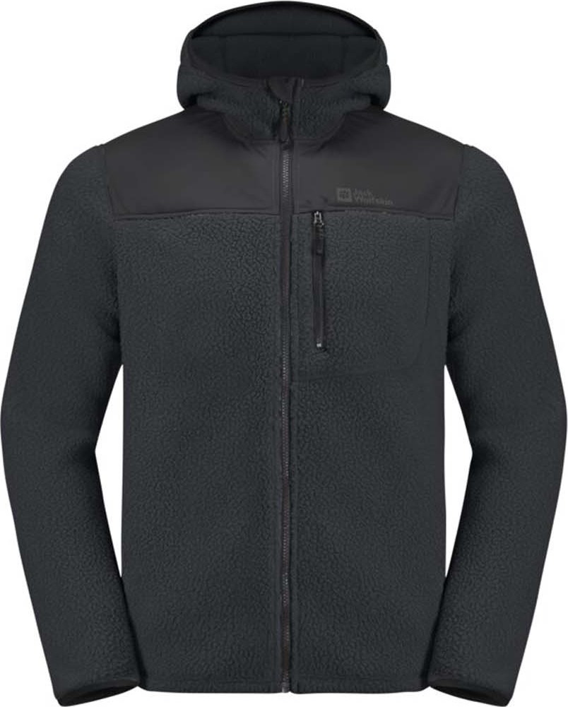 Jack Wolfskin Men's Kammweg Pile Fz Phantom Långärmade vardagströjor M