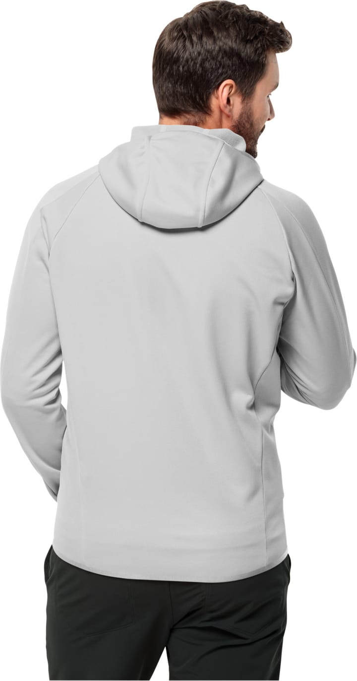 Jack Wolfskin Men's Alpgrat Hooded Full Zip Cool Grey Jack Wolfskin