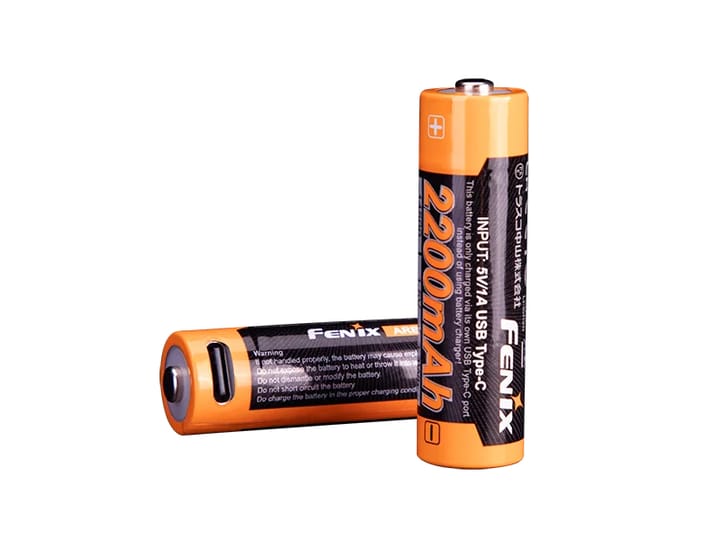 Fenix Batteri Aa Li-Ion Usb 2200mah Orange Fenix