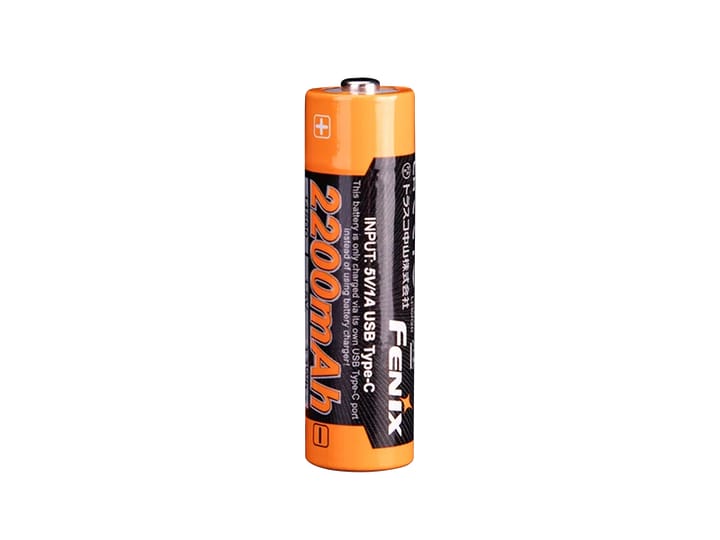 Fenix Batteri Aa Li-Ion Usb 2200mah Orange Fenix