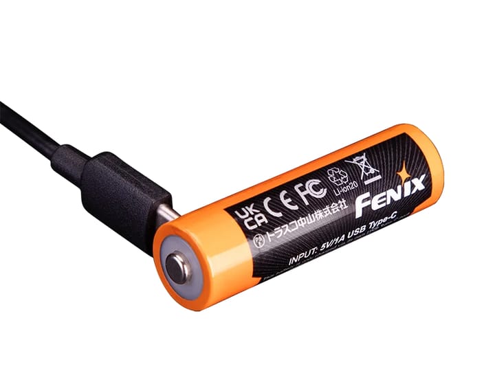 Fenix Batteri Aa Li-Ion Usb 2200mah Orange Fenix