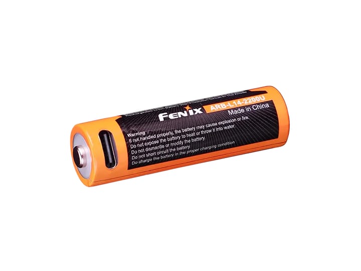 Fenix Batteri Aa Li-Ion Usb 2200mah Orange Fenix