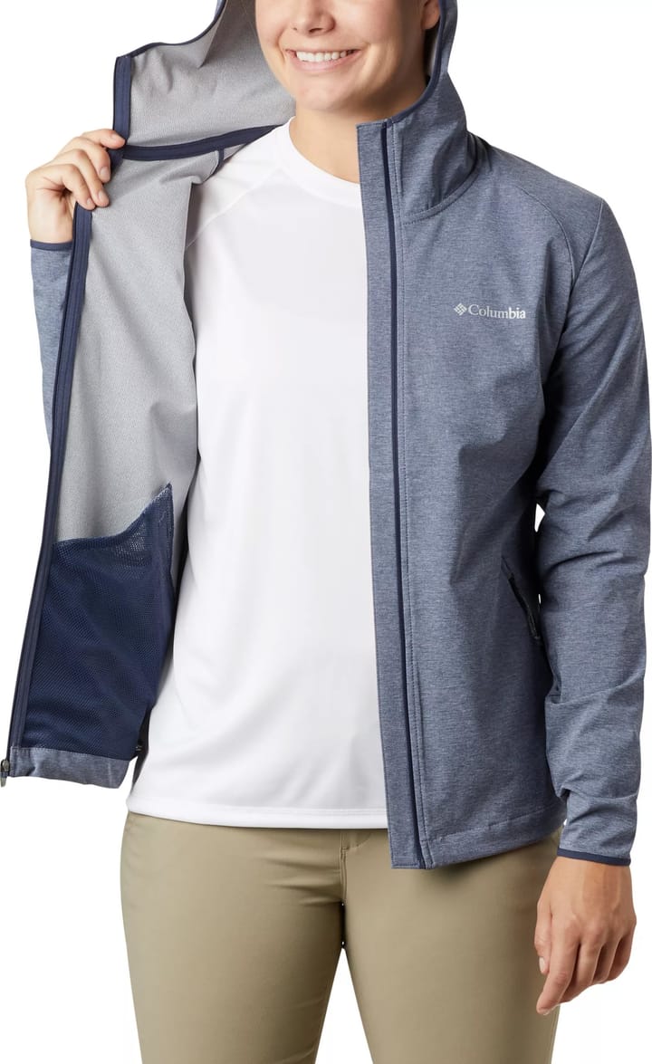 Columbia Women's Heather Canyon Softshell Jacket Nocturnal Heather Columbia