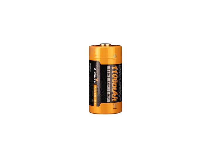 Fenix Batteri 18350 Li-Ion 1100mah Oppladbar Orange Fenix