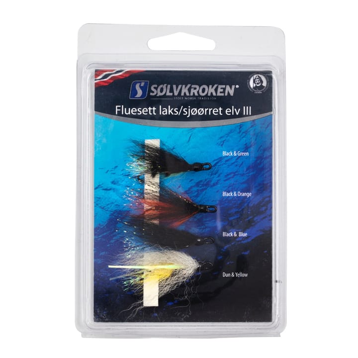 Sølvkroken Fluesett laks/sjøørret elv III Sølvkroken Sølvkroken Fluesett laks/sjøørret elv III Sølvkroken