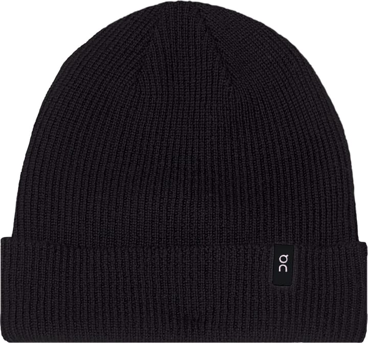 On Unisex Merino Beanie Black On On Unisex Merino Beanie Black On