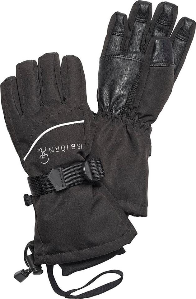 Isbjörn of Sweden Tundra Finger Glove Kids Black Isbjörn of Sweden