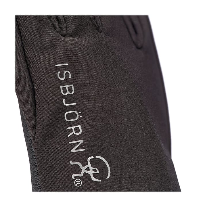 Isbjörn of Sweden Kids' Trail Softshell Finger Gloveail Softshell Finger Glove Black Isbjörn of Sweden
