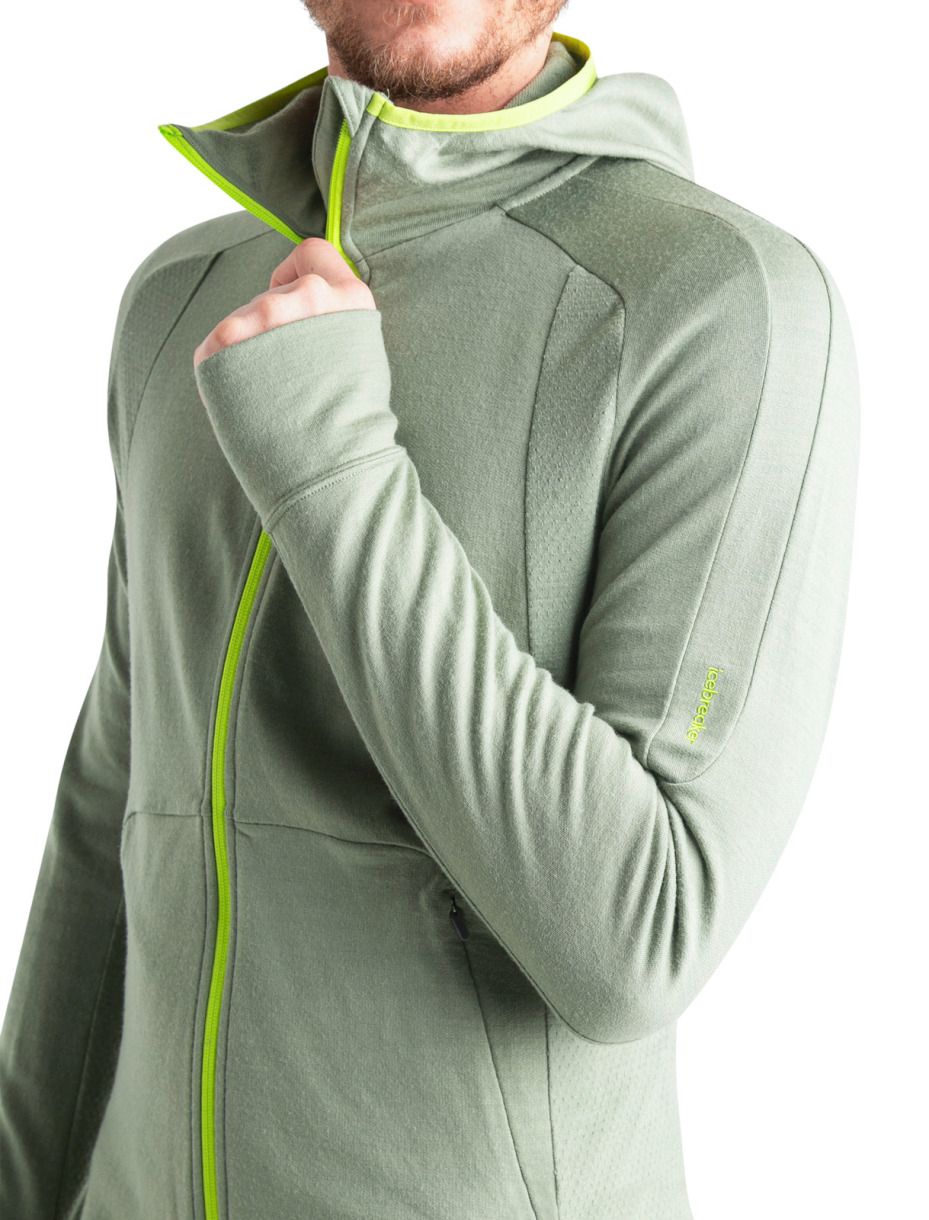 ICEBREAKER W's HELIX LS ZIP HOOD S ブラック Icebreaker Merino Women's Quantum Hybrid Long Sleeve Zip