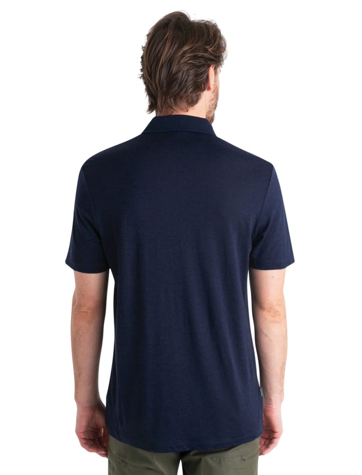Icebreaker Men's Merino 150 Tech Lite III Short Sleeve Polo Midnight Navy Icebreaker Icebreaker Men's Merino 150 Tech Lite III Short Sleeve Polo Midnight Navy Icebreaker