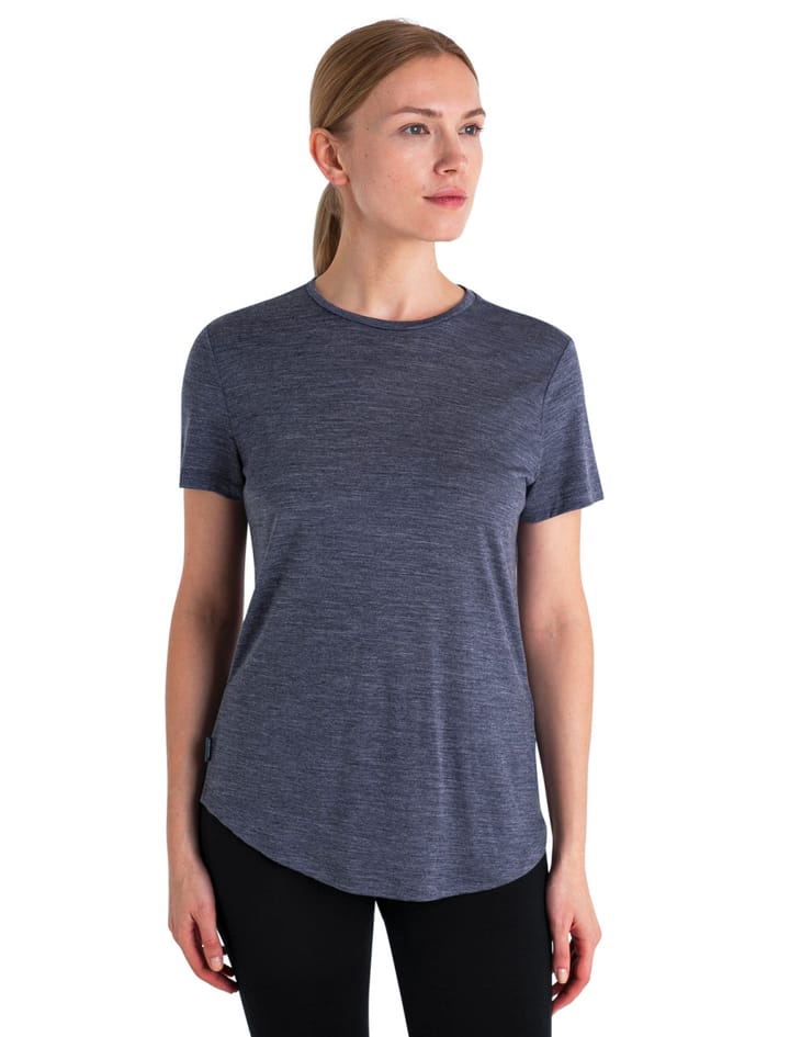 Icebreaker Women's Merino 125 Cool-Lite™ Sphere III Short Sleeve Tee Midnight Navy Heather Icebreaker Icebreaker Women's Merino 125 Cool-Lite™ Sphere III Short Sleeve Tee Midnight Navy Heather Icebreaker