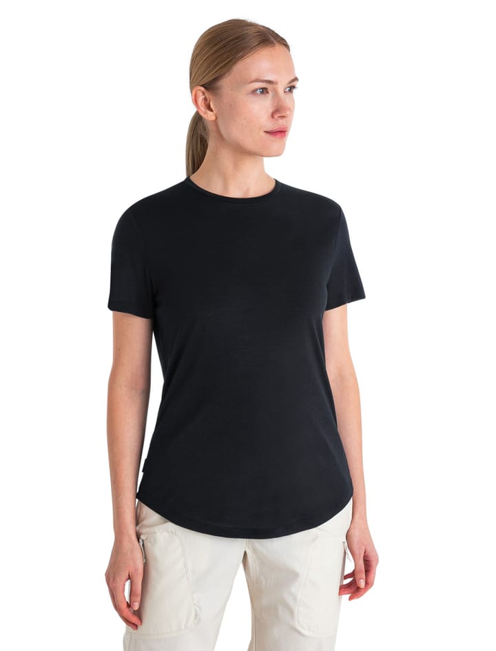 Icebreaker Women's Merino 125 Cool-Lite™ Sphere III Short Sleeve Tee Black Icebreaker