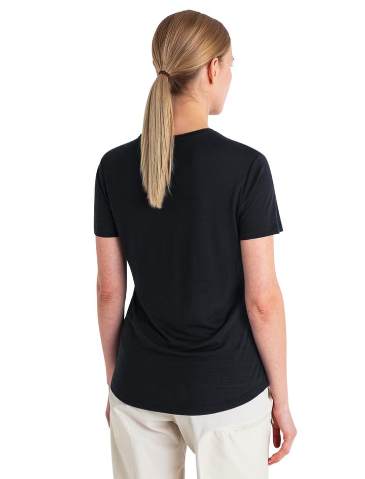 Icebreaker Women's Merino 125 Cool-Lite™ Sphere III Short Sleeve Tee Black Icebreaker