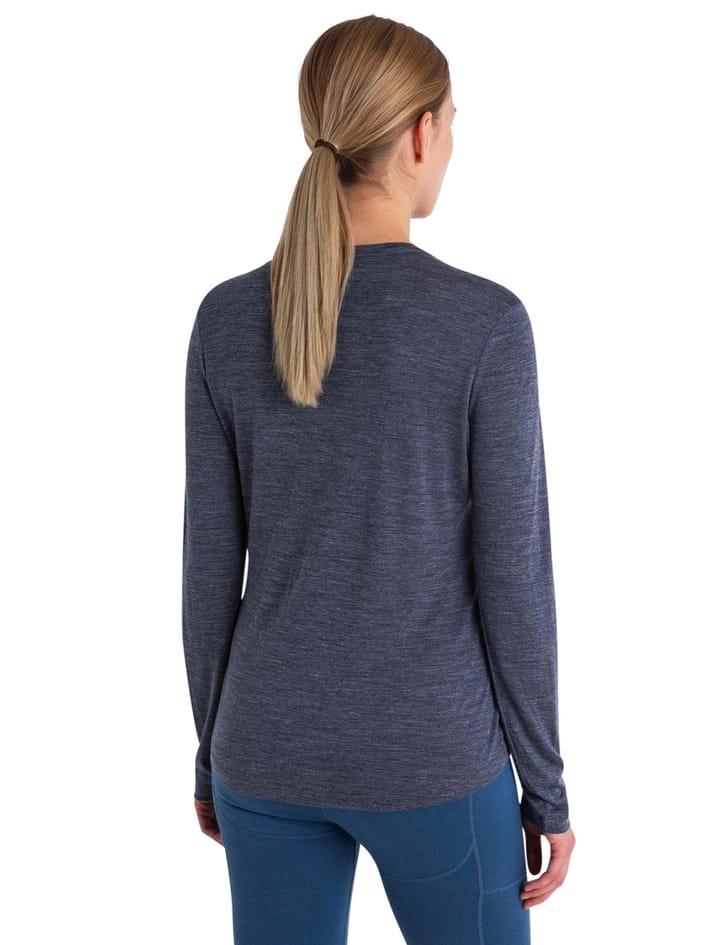 Icebreaker Women's Merino 125 Cool-Lite Sphere III Long Sleeve Tee Midnight Navy Heather Icebreaker Icebreaker Women's Merino 125 Cool-Lite Sphere III Long Sleeve Tee Midnight Navy Heather Icebreaker