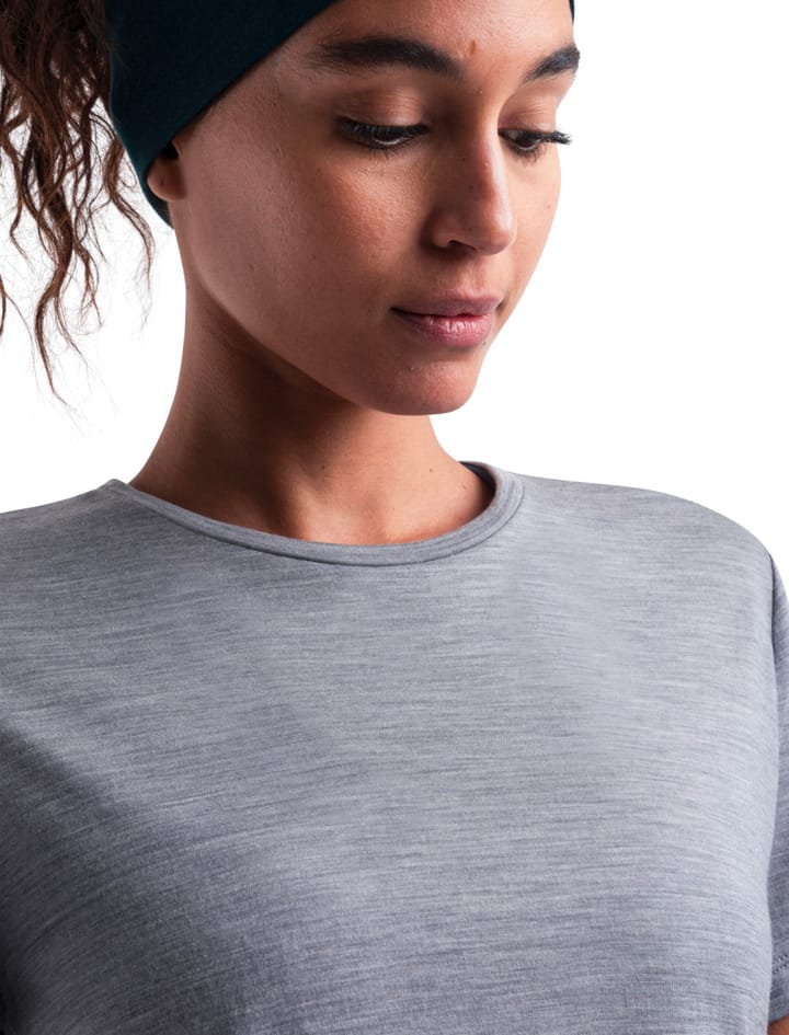 Icebreaker Women Merino 125 Cool-Lite™ Sphere Iii Ss Tee Metro Heather Icebreaker