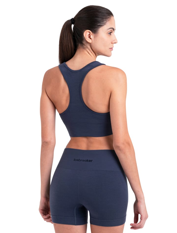 Icebreaker Women Merino Seamless Active Bra Graphite Icebreaker