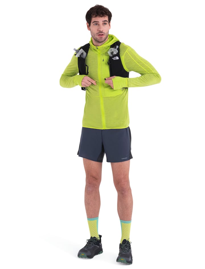 Icebreaker Men's Merino 200 Realfleece™ Descender Long Sleeve Zip Hoodie Hyper Icebreaker