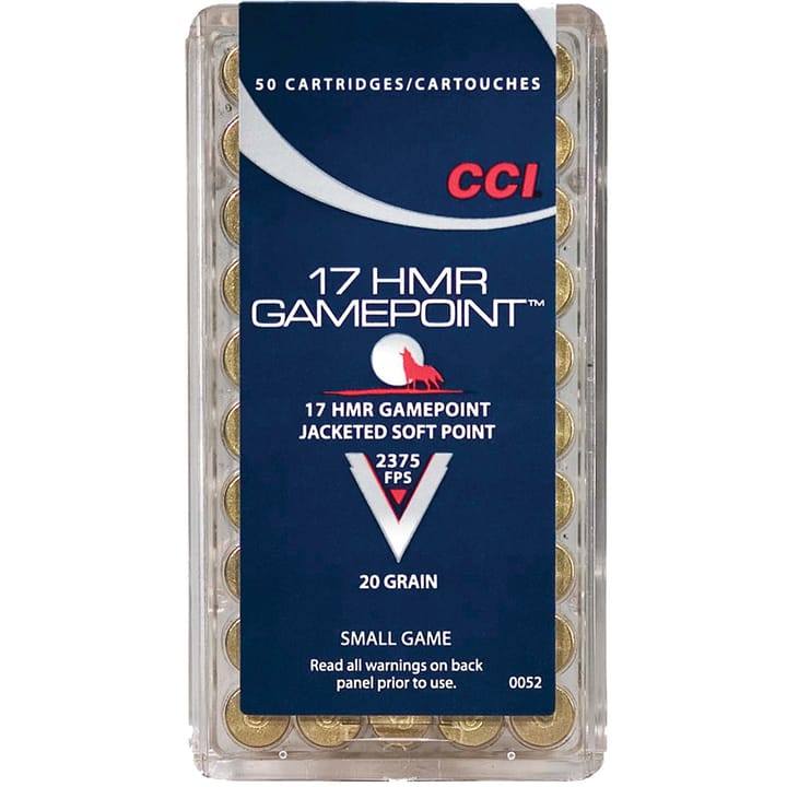 CCI Cci 17 Hmr Game Point 20gr Sp 50-Pack Small Game CCI CCI Cci 17 Hmr Game Point 20gr Sp 50-Pack Small Game CCI