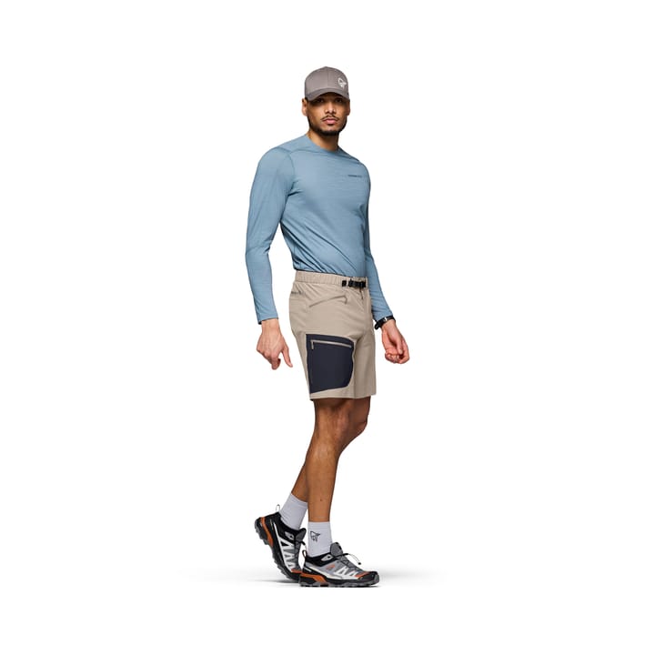 Norrøna Men's Falketind Flex1 Light Shorts Winter Twig/caviar Black Norrøna