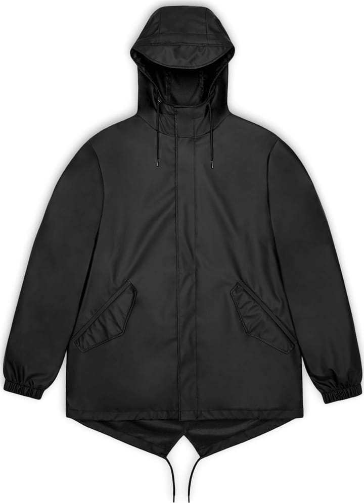 Rains Unisex Fishtail Jacket W3 Black Rains
