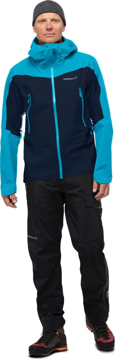 Norrøna Falketind Gore-Tex Jacket M's Hawaiian Surf/Indigo Night Norrøna