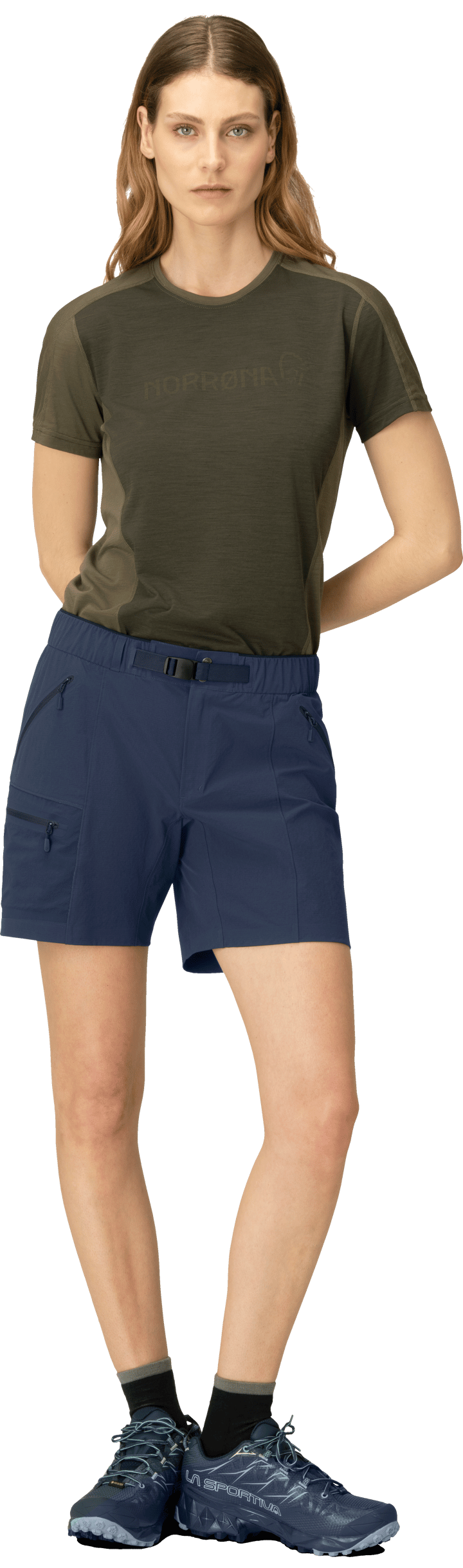 Norrøna Women's Falketind Flex1 Light Shorts Indigo Night Norrøna