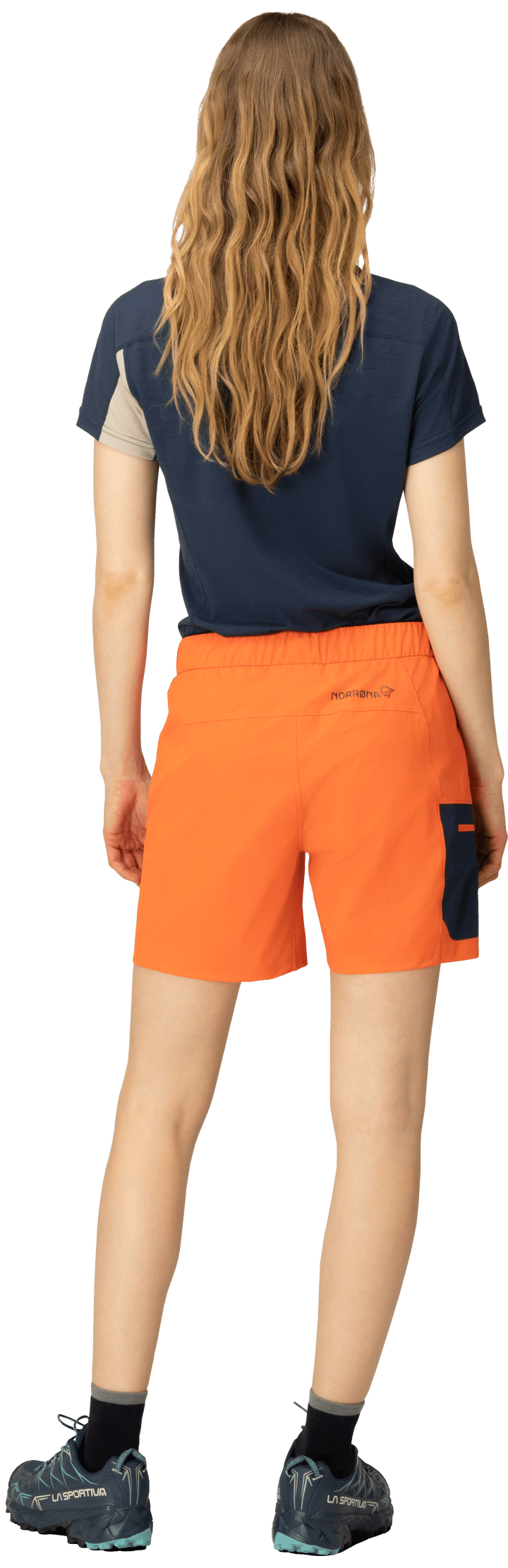 Norr�øna Falketind Flex1 Light Shorts W'S Orange Alert Norrøna