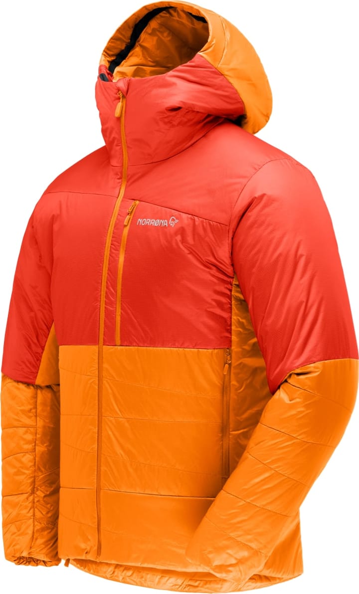 Norrøna Men's Falketind Thermo60 Hood Arednalin/Orange Popsicle Norrøna Norrøna Men's Falketind Thermo60 Hood Arednalin/Orange Popsicle Norrøna