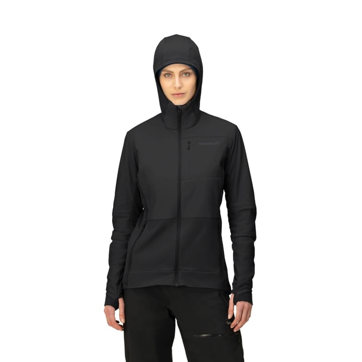 Norrøna Women's Falketind Alpha90 Insulated Zip Hood Caviar Norrøna