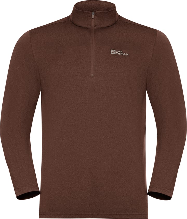 Jack Wolfskin Men's Sky Thermal Half Zip Hot Choc Jack Wolfskin