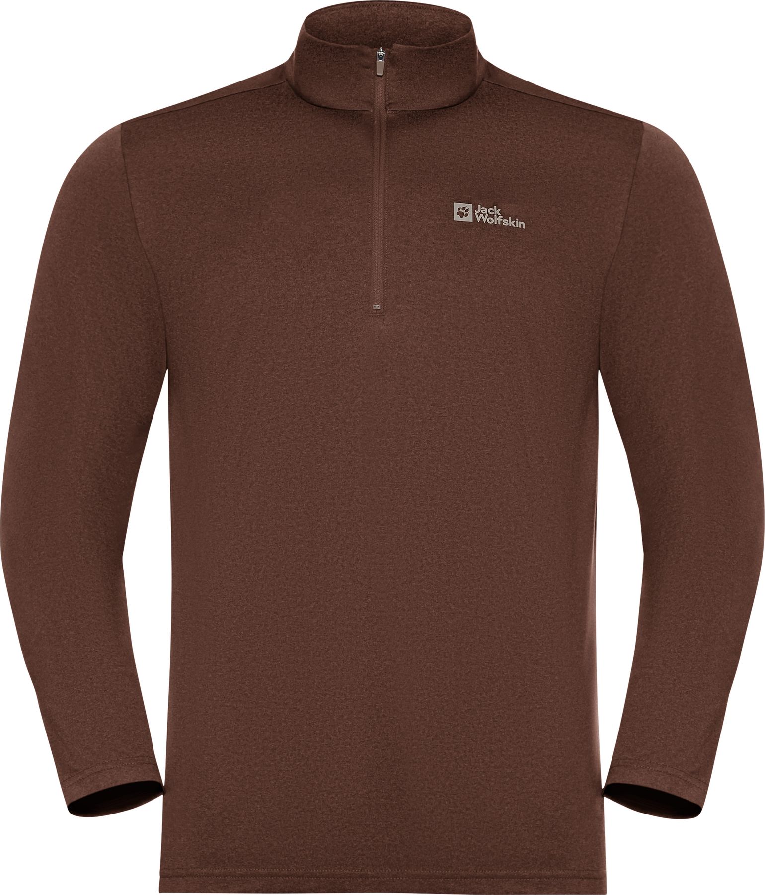 Jack Wolfskin Men's Sky Thermal Half Zip Hot Choc