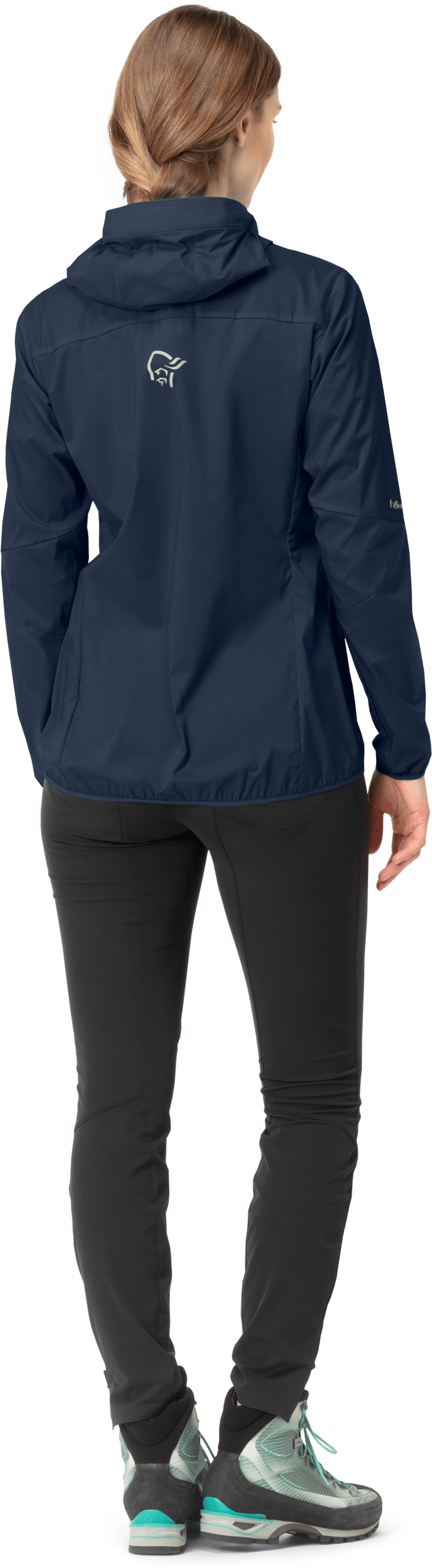 Women's Falketind aero60 Hood Indigo Night Norrøna