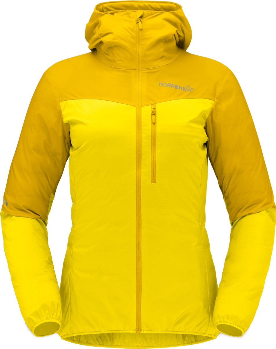 Norrøna Falketind Aero60 Hood W's Sulphur/Blazing Yellow