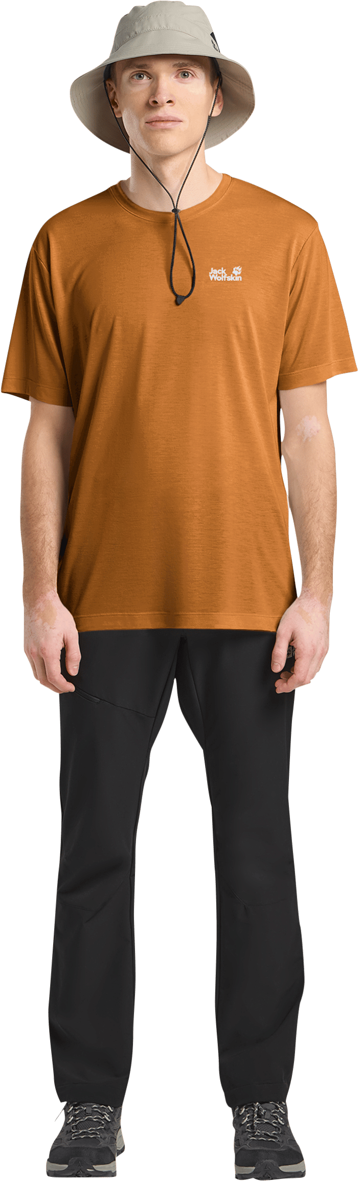 Jack Wolfskin Men's Vonnan Shortsleeve Tee Autumn Leaves Jack Wolfskin