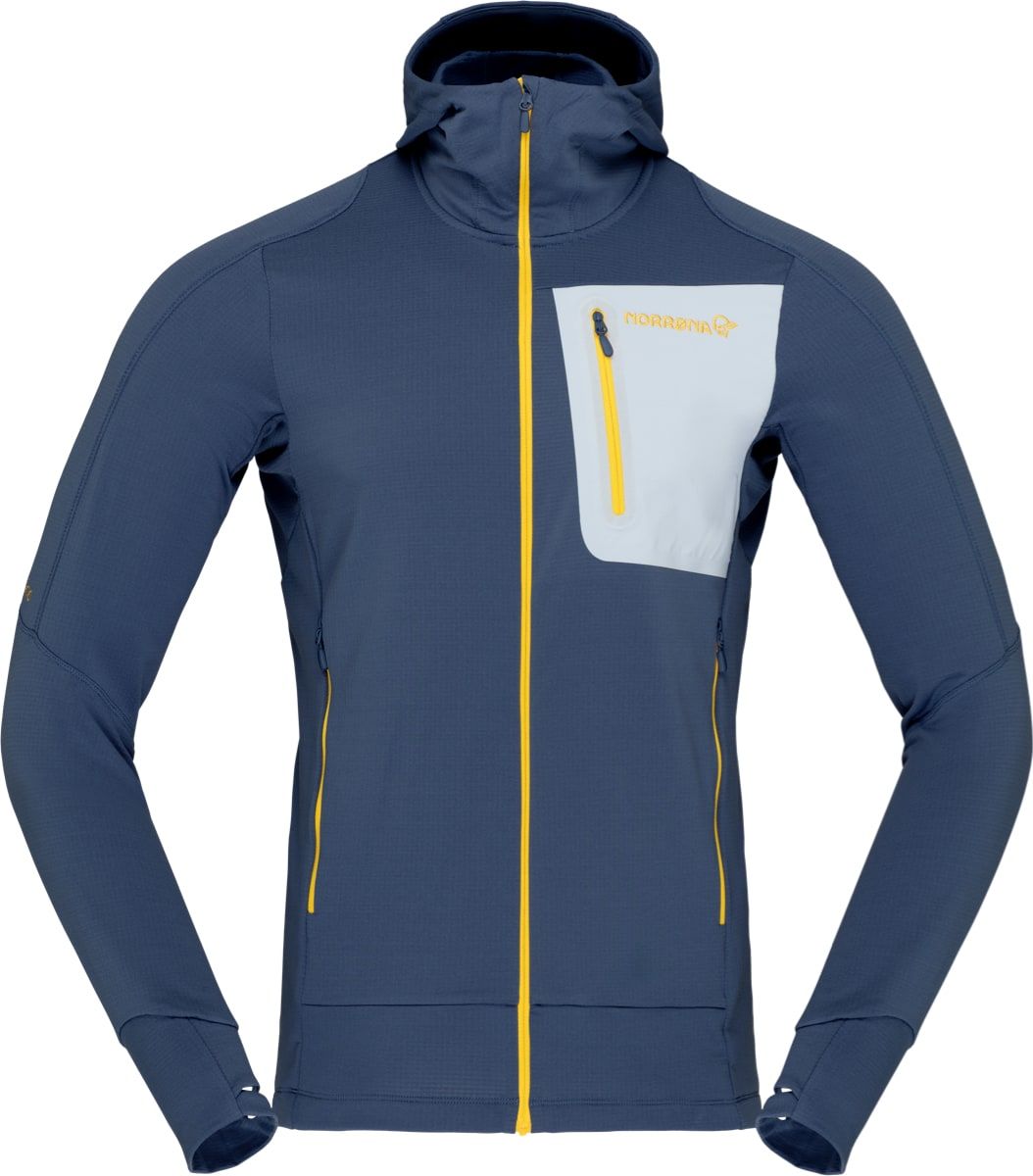 Norrøna Falketind Power Grid Hood M's Vintage Indigo